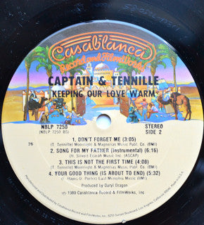 Captain & Tennille* : Keeping Our Love Warm (LP, Album, 26)