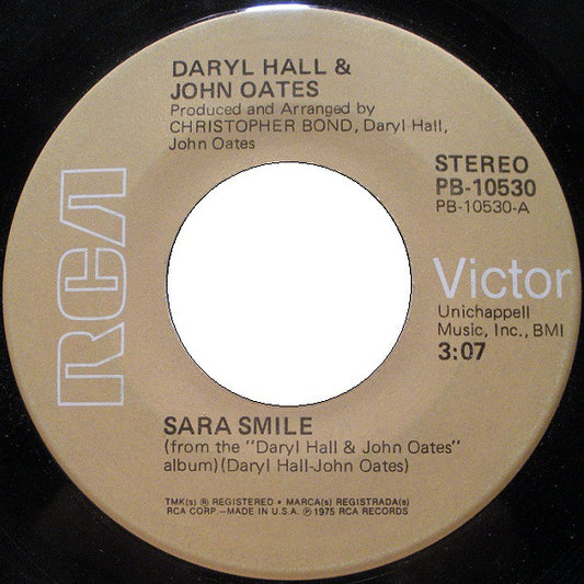 Daryl Hall & John Oates : Sara Smile (7", Single)