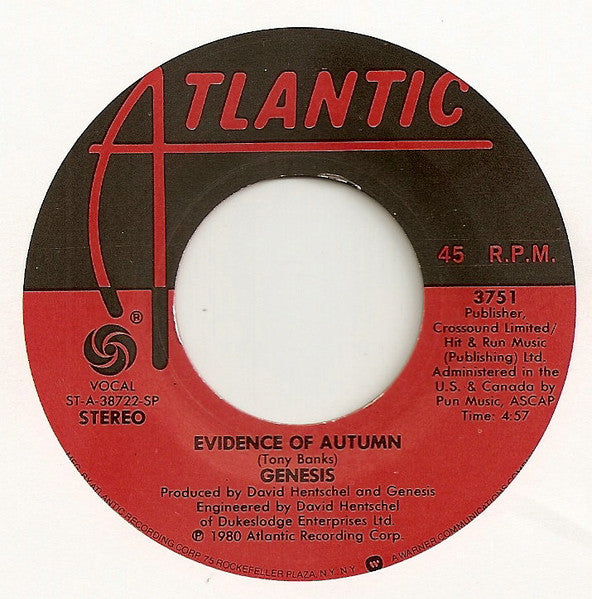 Genesis : Turn It On Again (7", Single, Spe)