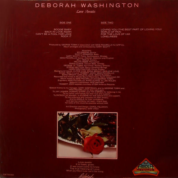 Deborah Washington : Love Awaits (LP, Album)