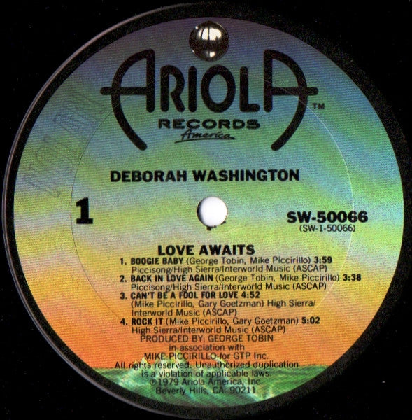 Deborah Washington : Love Awaits (LP, Album)