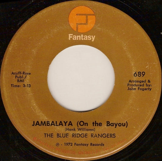 The Blue Ridge Rangers* : Jambalaya (On The Bayou) / Working On A Building (7", Single)