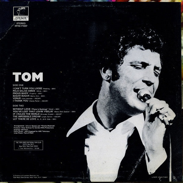 Tom Jones : Tom (LP, Album)