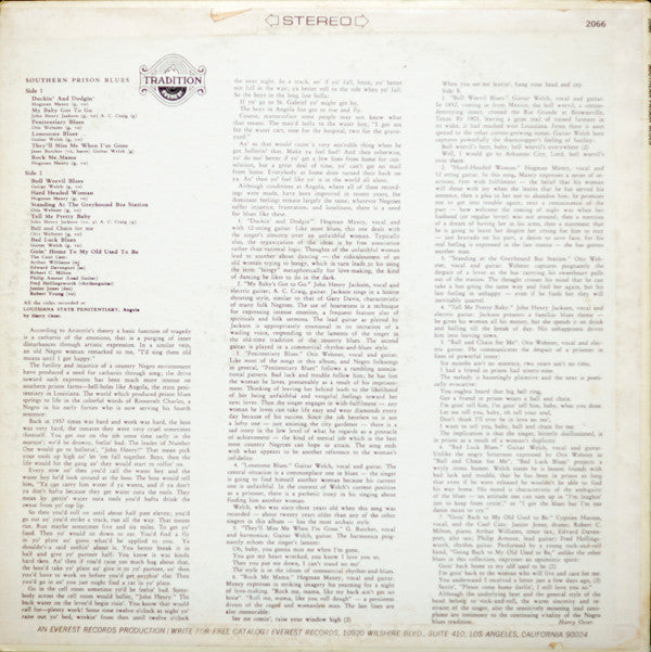 Various : Southern Prison Blues (LP)