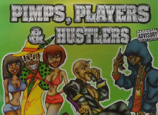 Various : Pimps, Players & Hustlers (2xLP, Comp)