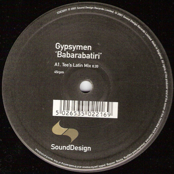 Gypsymen : Babarabatiri (12")