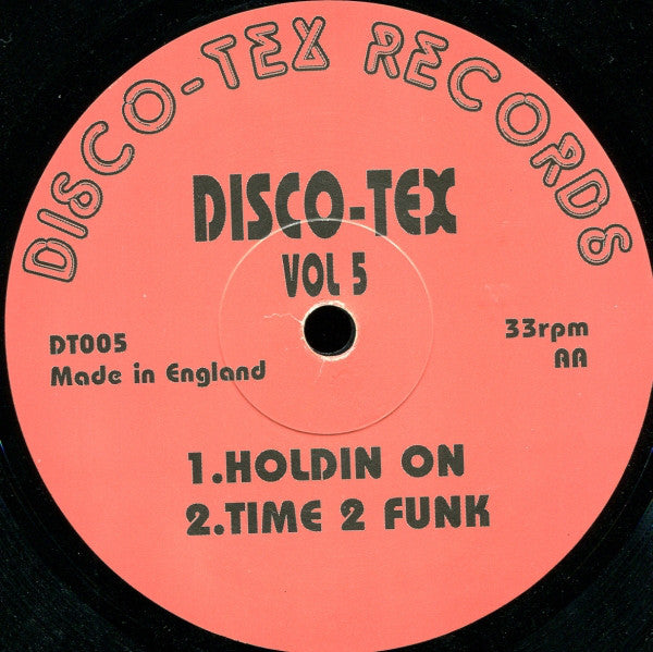 Disco-Tex : Vol 5 (12")