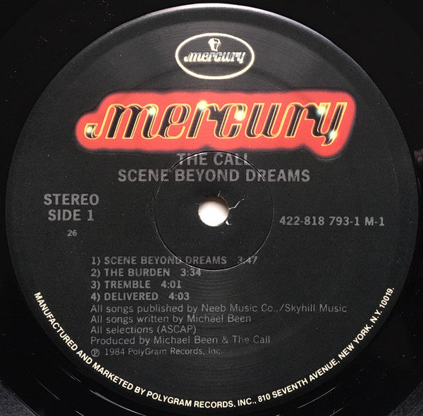 The Call : Scene Beyond Dreams (LP, Album, 26)