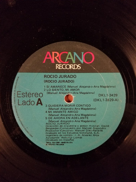 Rocio Jurado : De Ahora En Adelante (LP, Album)