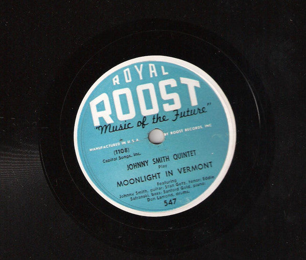 Johnny Smith Quintet : Tabu / Moonlight In Vermont (Shellac, 10")
