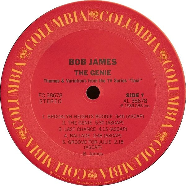 Bob James : The Genie: Themes & Variations From The TV Series "Taxi" (LP, Album, Col)