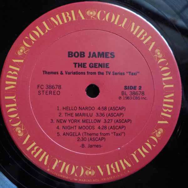 Bob James : The Genie: Themes & Variations From The TV Series "Taxi" (LP, Album, Col)