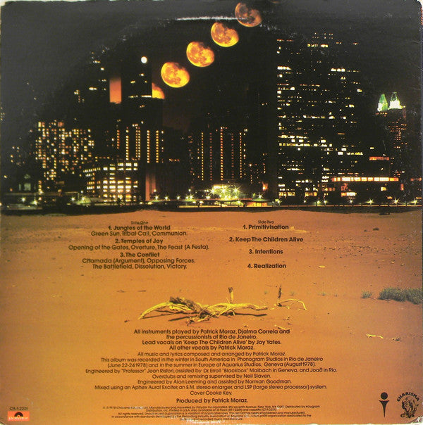 Patrick Moraz : Patrick Moraz (LP, Album, Spe)