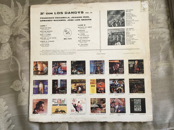 Los Dandys : 3 Con Los Dandys (LP, Album)