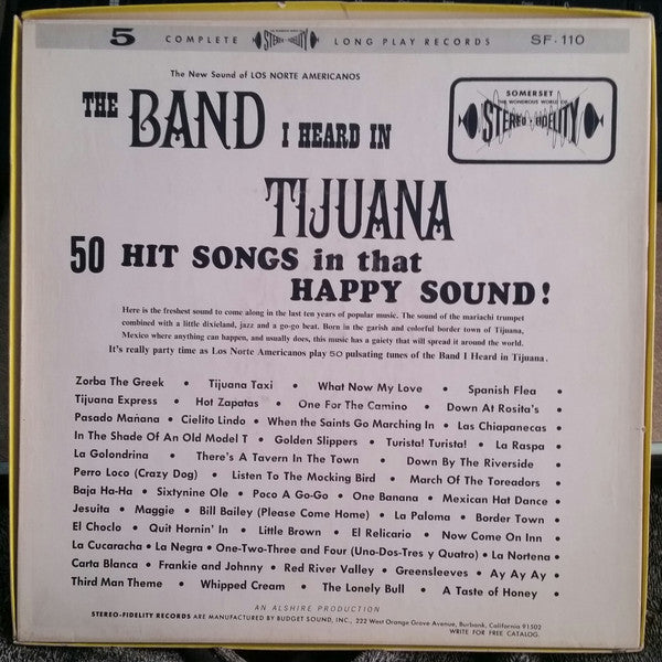Los Norte Americanos : The Band I Heard In Tijuana (5xLP, Comp)