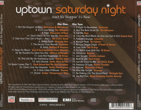 Various : Uptown Saturday Night - Classic R&B Jams (10xCD, Comp)