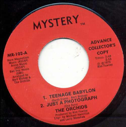 The Orchids : Teenage Babylon (7", EP, Promo)