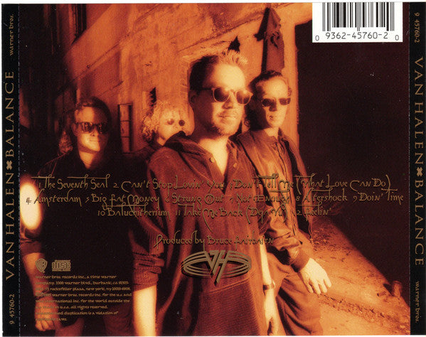 Van Halen : Balance (CD, Album, All)