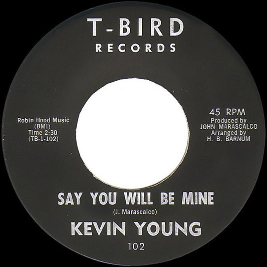 Kevin Young (15) : Say You Will Be Mine / Priscilla (7", Single)