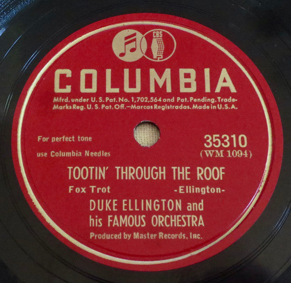 Duke Ellington And His Famous Orchestra* : Grievin' / Tootin' Through The Roof (Shellac, 10", RP)