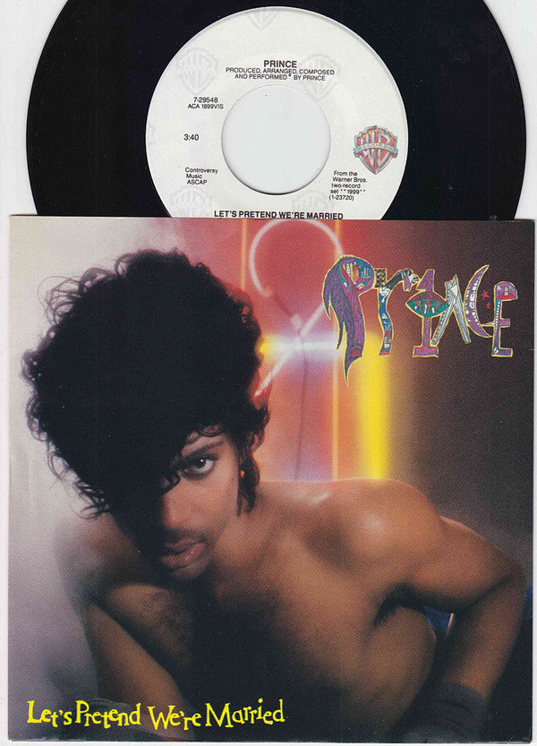 Prince : Let's Pretend We're Married (7", Single, Spe)