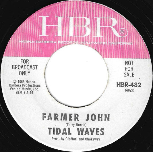 The Tidal Waves : Farmer John (7", Single, Mono, Promo, Rai)
