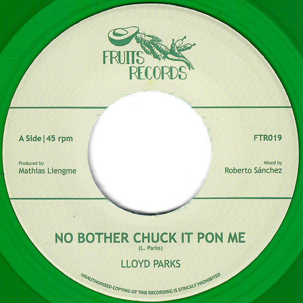 Lloyd Parks : No Bother Chuck It Pon Me  (7", Single, Ltd, Tra)