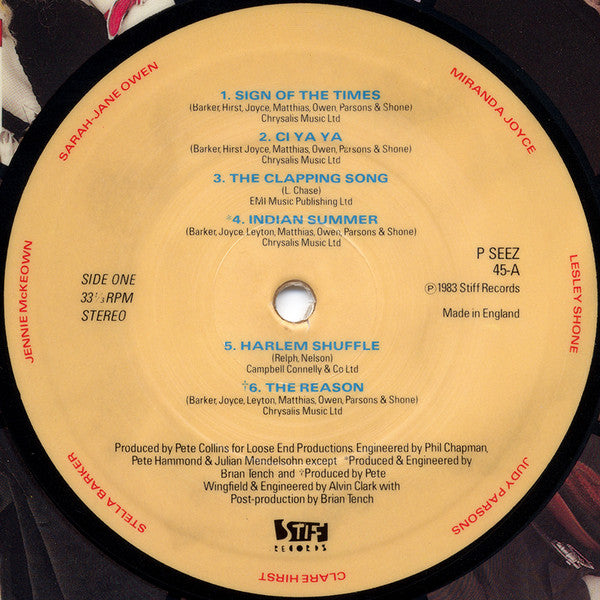 The Belle Stars : The Belle Stars (LP, Pic)