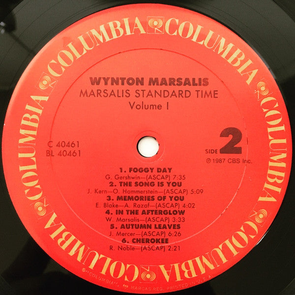 Wynton Marsalis : Marsalis Standard Time, Vol. 1 (LP, Album)