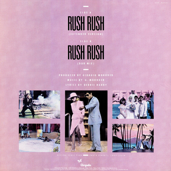 Deborah Harry : Rush Rush (Special Extended Remix) (12")