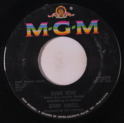 Ginny Arnell : Dumb Head (7")