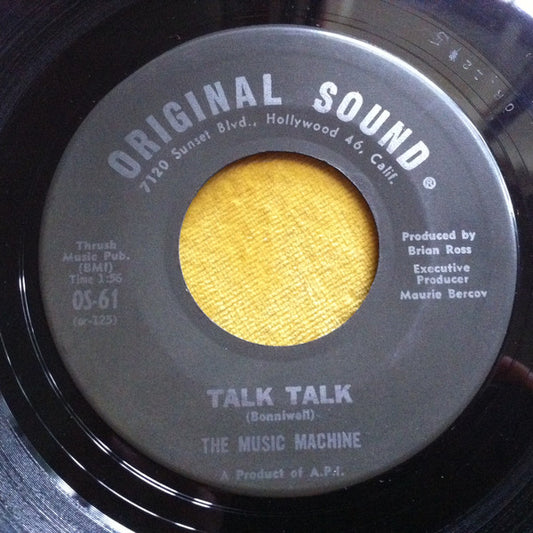 The Music Machine : Talk Talk (7", Single, Hol)