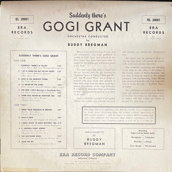 Gogi Grant : Suddenly There's Gogi Grant (LP, Album)