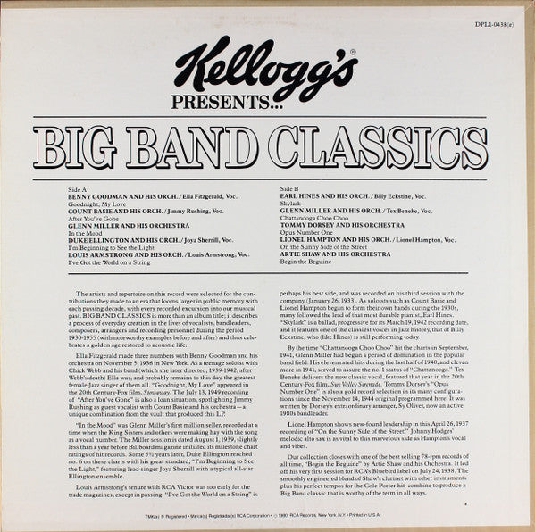 Various : Big Band Classics (LP, Comp)