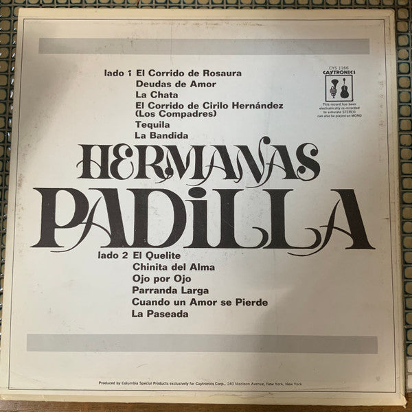 Hermanas Padilla : Volumen 2 (LP, Album)