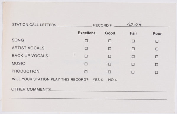 Judy Somerville : I Know Your Hurt By Heart (7", Promo)