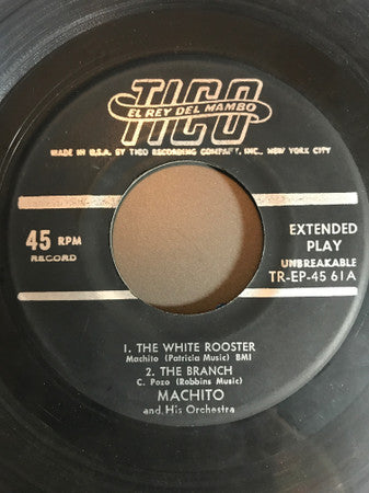 Machito And His Orchestra : Cha Cha Cha At The Palladium (7", EP)