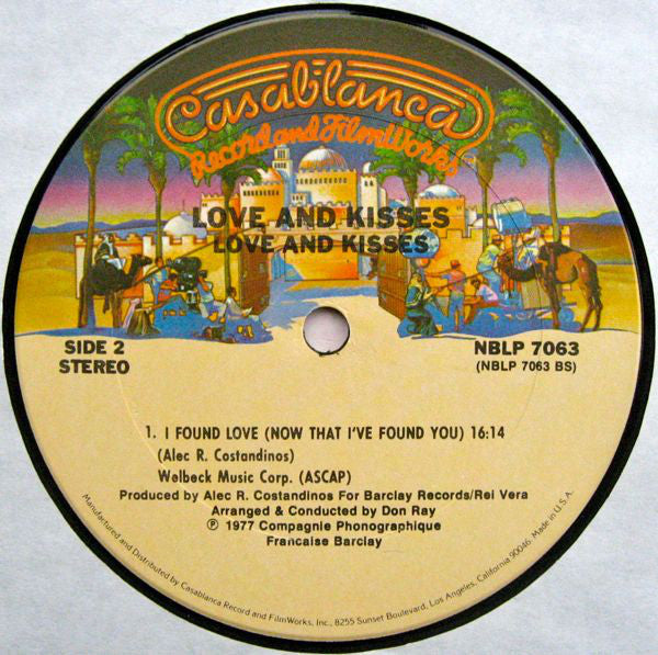 Love And Kisses* : Love And Kisses (LP, Album, Ter)