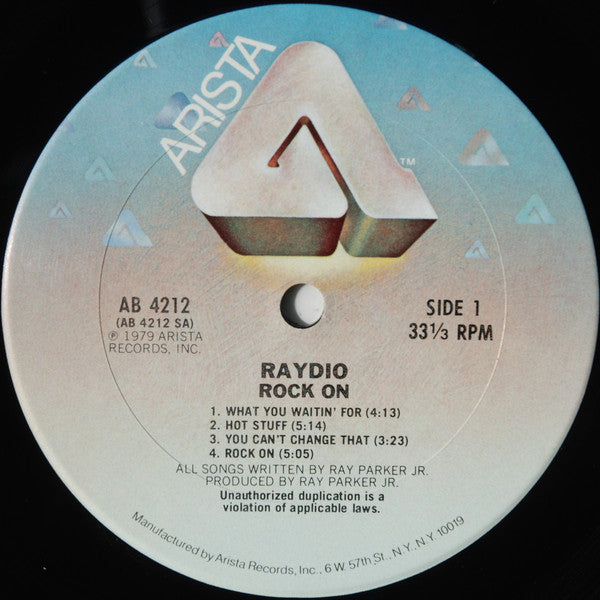 Raydio : Rock On (LP, Album, San)