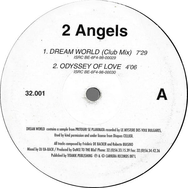 2 Angels : Dream World (12")