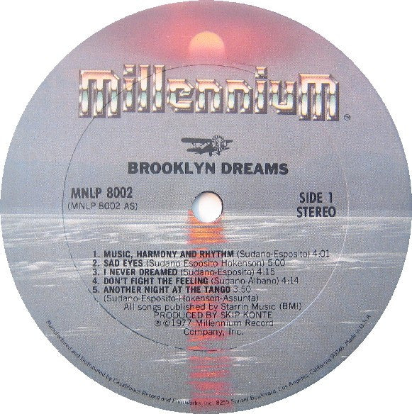 Brooklyn Dreams : Brooklyn Dreams (LP, Album, Pit)