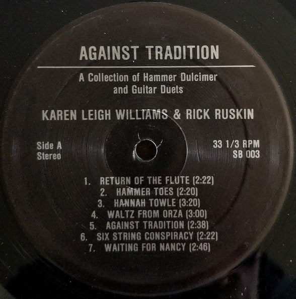 Karen Leigh Williams & Rick Ruskin : Against Tradition (LP, Album)