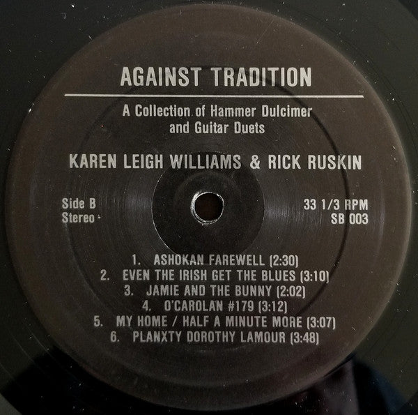 Karen Leigh Williams & Rick Ruskin : Against Tradition (LP, Album)