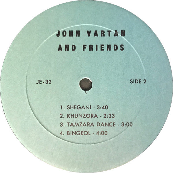 John Vartan : Armenian And Near Eastern Folk Dance Music (LP)