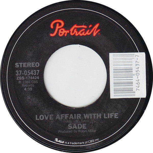 Sade : Your Love Is King (7", Single, Styrene, Car)