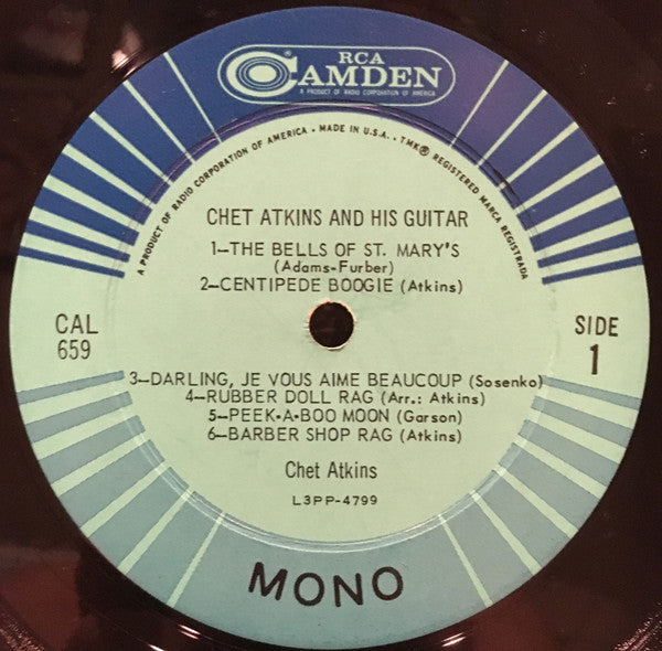 Chet Atkins : Chet Atkins And His Guitar (LP, Album, Mono)