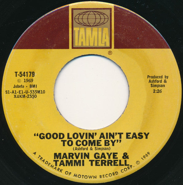 Marvin Gaye & Tammi Terrell : Good Lovin' Ain't Easy To Come By (7", Single, RCA)