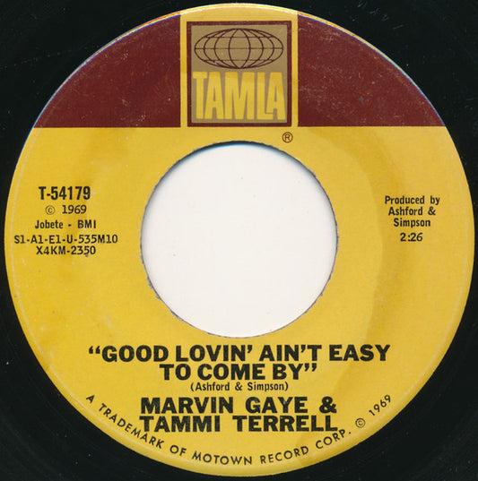 Marvin Gaye & Tammi Terrell : Good Lovin' Ain't Easy To Come By (7", Single, RCA)