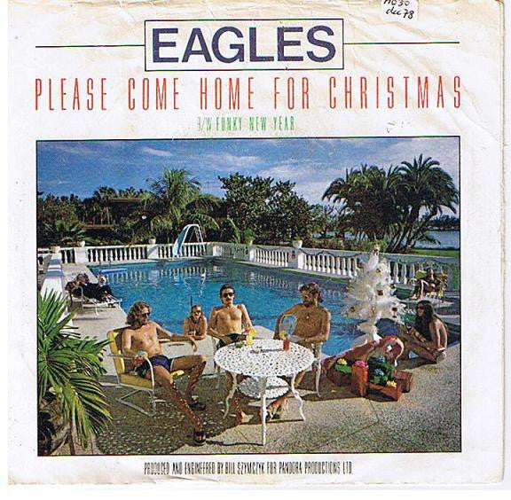 Eagles : Please Come Home For Christmas / Funky New Year (7", Single, AR)