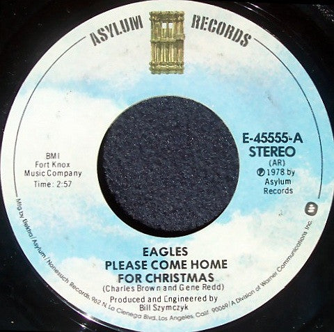 Eagles : Please Come Home For Christmas / Funky New Year (7", Single, AR)